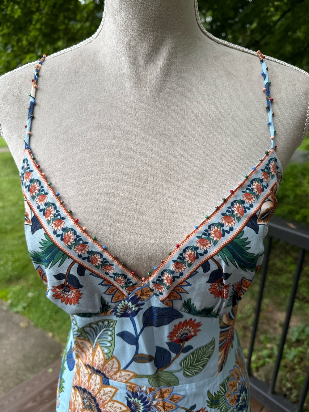 Farm Rio Delhi Sleeveless Maxi Dress - Picture 4 of 10